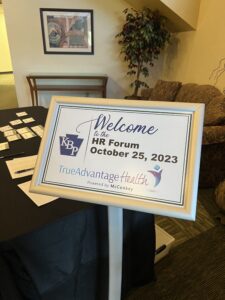 October 2023 HR Forum - Welcome Sign